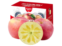 阿克苏苹果10斤装，原价79.8，满39减5仅74.8元！