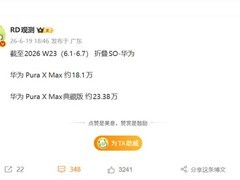 华为Pura X Max系列上市首周销量破41万，典藏版占比超56%