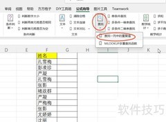 Excel快速查找重复文本技巧