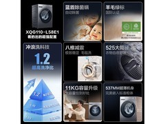 海尔11公斤超薄洗衣机钜惠2079元