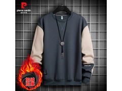 皮尔·卡丹男士加绒卫衣低至49.9元