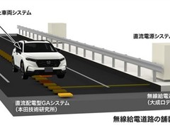 本田联合建筑企业研发出行驶中无线充电道路技术