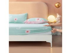 百丽丝牛奶绒床笠49元抢