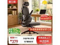 黑白调P1电脑椅促销，到手仅336元