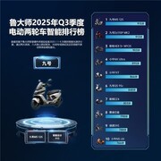 鲁大师2025年Q3季度电动车智能排行：九号M5重塑性能实用边界