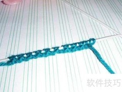 围巾元宝针织法详解