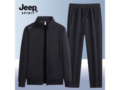 JEEP SPIRIT男士黑直筒XL套装低至148元