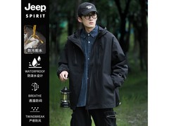 JEEP SPIRIT男冲锋衣晚八点5折仅99.5元