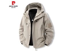 皮尔·卡丹男士防风防水冲锋衣春款