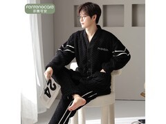 芬腾可安秋冬情侣珊瑚绒睡衣49元抢！