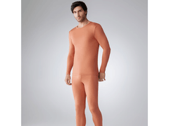 舒雅3A抗菌圆领保暖内衣套装5折抢！