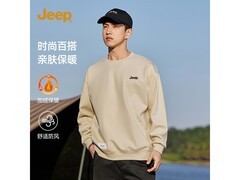 吉普秋冬加绒卫衣，立减后104元拿下