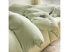 布之美文墨FRG牛奶绒四件套低至99元