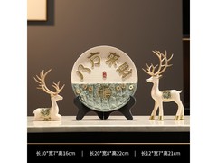 创意中式福鹿高升摆件京东低至136元