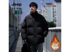 JEEP SPIRIT男款棉服今晚8点1件5折