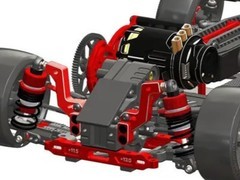 得隆推RMX 4第八波升级件：红黑避震塔与桥头座