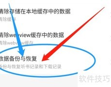 懒人畅听账号数据备份方法