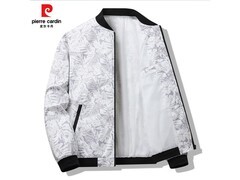 皮尔·卡丹男士棒球领夹克低至49.9元