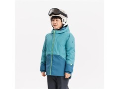 迪卡侬儿童海洋蓝滑雪外套低至161元