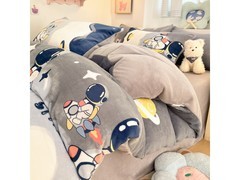 Erwin Rommel牛奶绒四件套床笠款