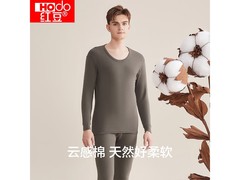 红豆男女纯棉保暖内衣套装京东低至34.73元
