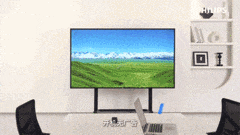 飞利浦无线会议大屏 3450QC｜屏幕亮起，讨论开启