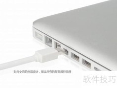 MacBook Air连接电视方法