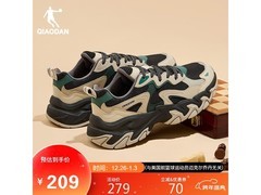 乔丹男鞋红色新年款厚底增高