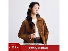 京东茵曼复古绣花短外套立减40%