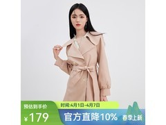 秋水伊人抗皱风衣春装特惠