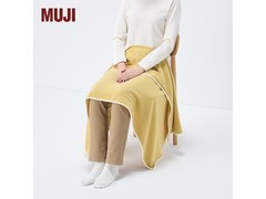 無印良品棉绒膝盖毯促销，到手仅70元