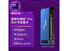 英特尔锐炫Pro B50显卡京东特惠低至3282元