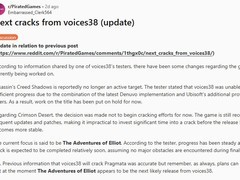  voices38宣布暂停刺客信条：影破解，因Denuvo+育碧双加密难以突破