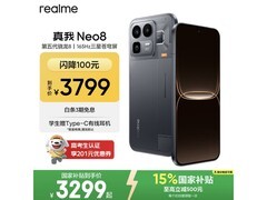 京东真我 Neo8 16GB+1TB 灰色款促销价 3785 元