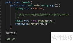 Java字符串转double方法