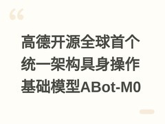 高德开源全球首个统一架构具身操作基础模型ABot-M0