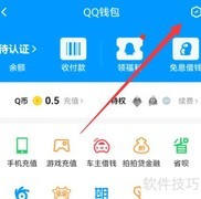 QQ钱包服务管理设置入口