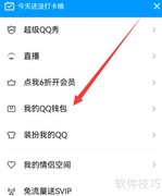 QQ钱包服务管理设置入口