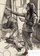 人物速写佳作赏析