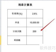 年利率2.6%利息计算方法