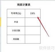 年利率2.6%利息计算方法