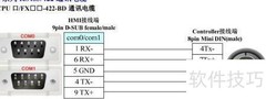 FX3U与步科触摸屏通信方法
