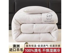 澳洲A类纯羊毛被69元抢