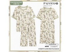 芬腾女性夏季睡衣三件套仅39元！