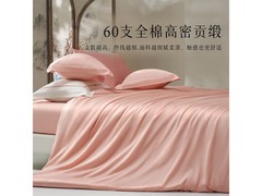 水星家纺60支全棉贡缎四件套149元带回家