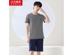 红豆居家情侣全棉睡衣，到手仅49.8元