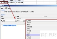 自定义报表模板参数制作