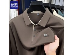 罗蒙2026春款男士翻领T恤低至52元
