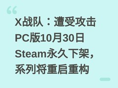 X战队：遭受攻击PC版10月30日 Steam永久下架，系列将重启重构