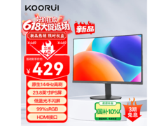 科睿S241显示器京东特惠低至408元
